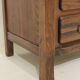 Commode brutaliste en orme Aranjou - Année 60