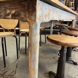 Old patinated farm table