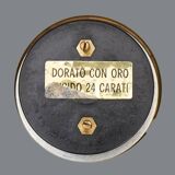 Ceiling light As/Am gold-plated by Franco Albini and Franca Helg for Sirrah, 1970s.