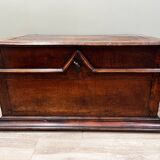 19th-century oak chest
