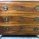 Commode époque Louis Philippe en noyer 3 tiroirs