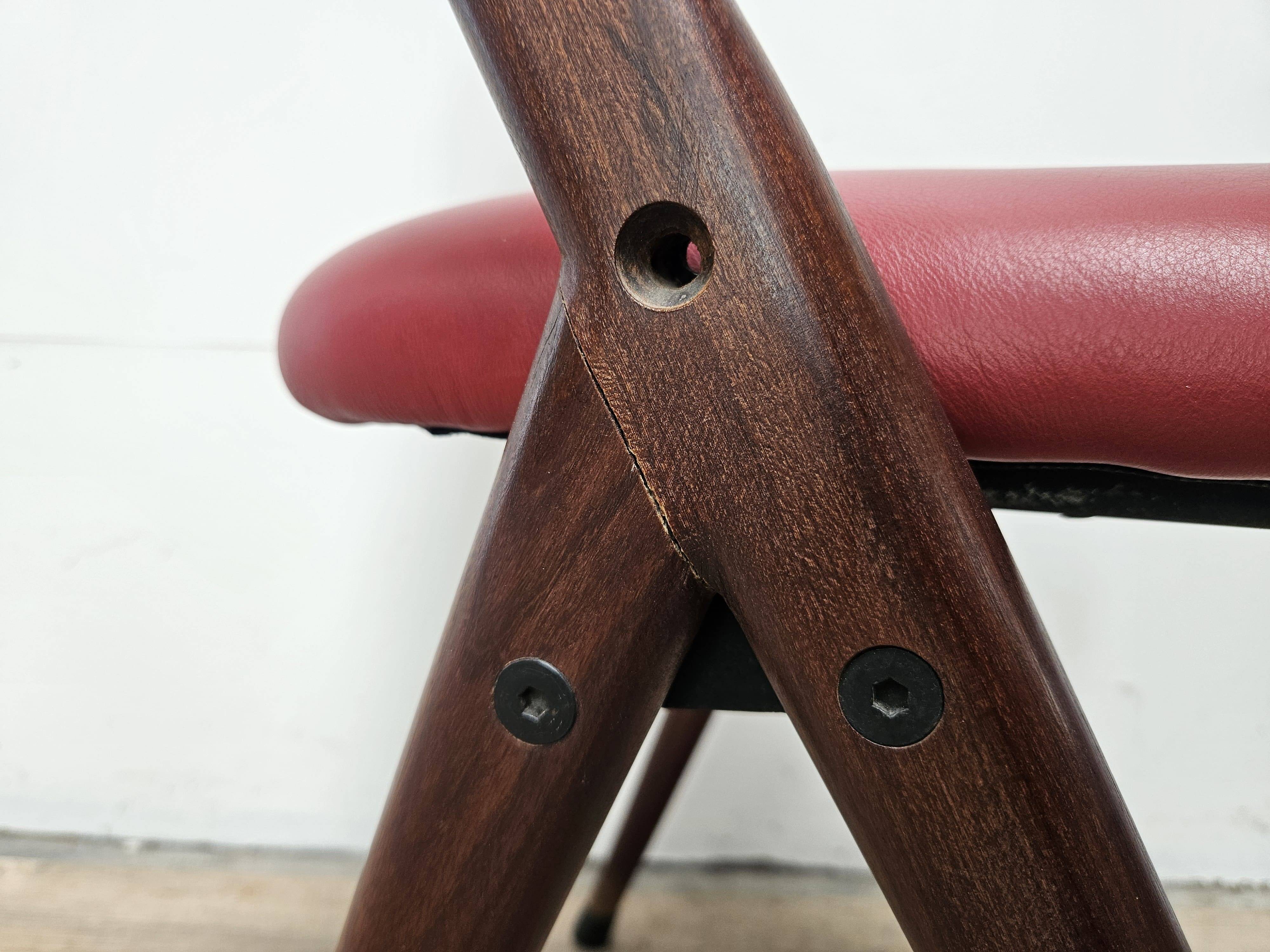 Six chairs by Gaetano and Alessandro Besana, 1960