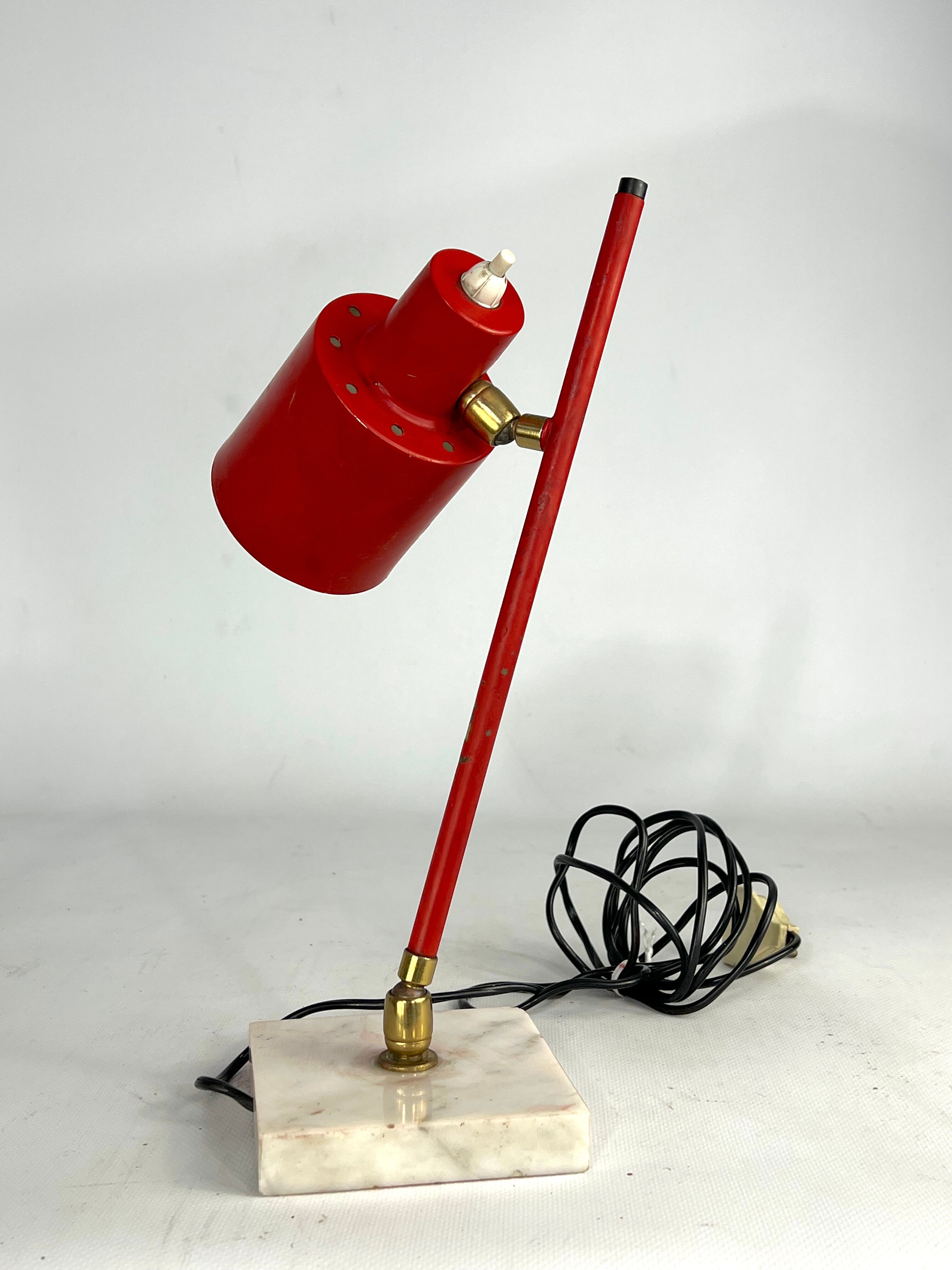 Mid-Century Orientable Stilux Milano table lamp from 50s