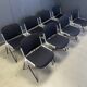 Vintage Italian stackable dining chairs in the style of Castelli, set of 8.