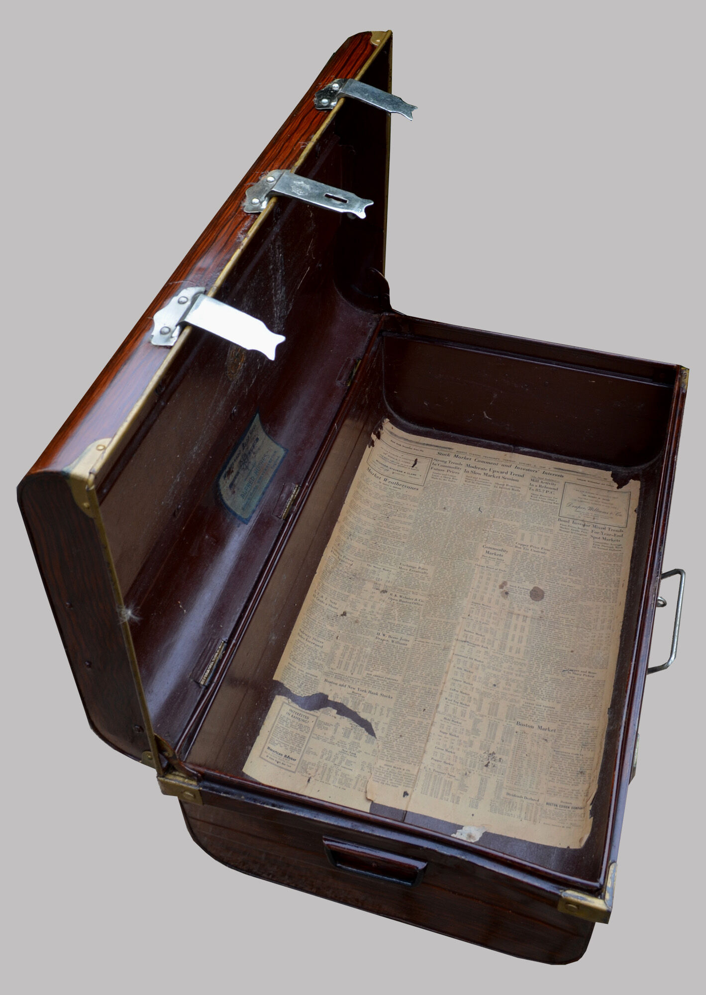 Painted metal case