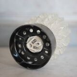 Vintage lamp, RZB Leuchten ceiling light in pineapple-shaped glass