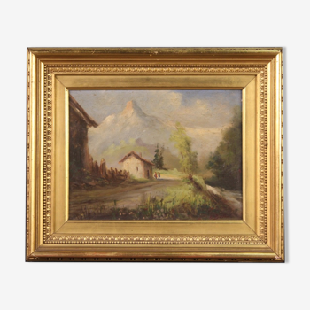 Signed landscape from the 20th century
