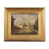 Signed landscape from the 20th century