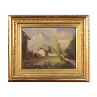 Signed landscape from the 20th century