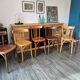 Series of 6 mismatched bistro chairs Mahieu and Luterma