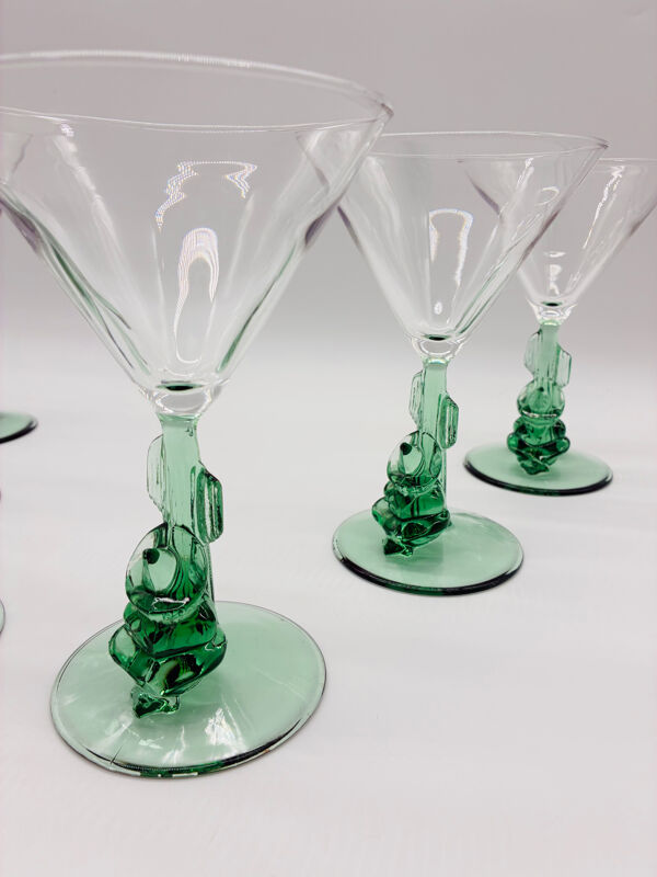 6 verres à cocktail, champagne en cristal, Luminarc France