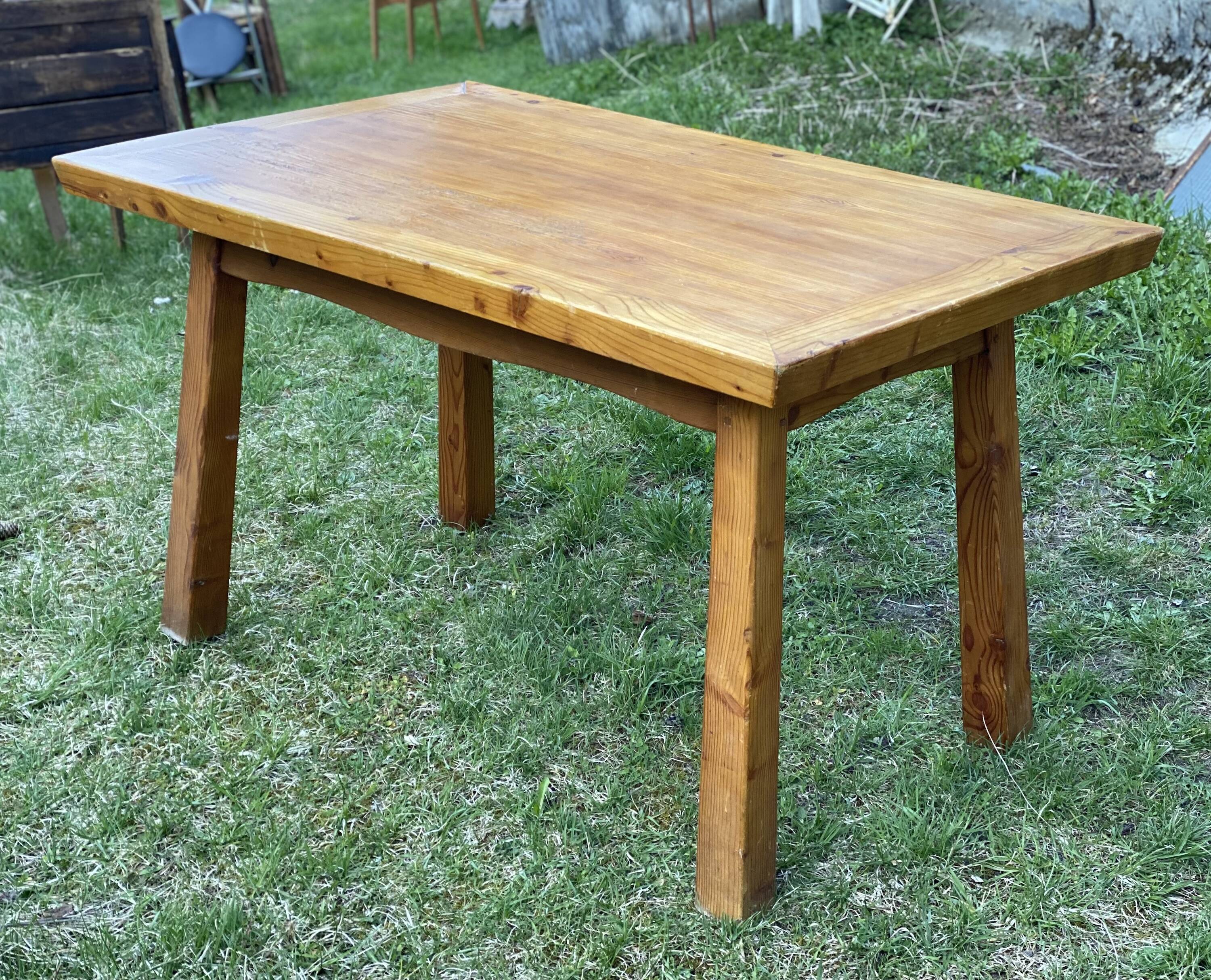 Vintage brutalist table 1970