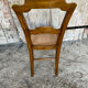 Antique Chair Louis XV Style Wood & Caned Seat Vintage #E030