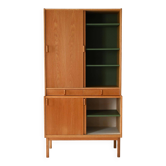 Vintage Scandinavian oak bookcase by Bodafors