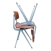 Set of 2 Friso Kramer Result chairs – Ahrend de Cirkel, grey, 1960s