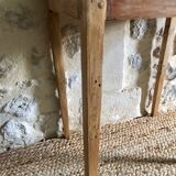 Small renovated wooden table