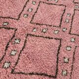 Moroccan geometric rug pink 150/250cm
