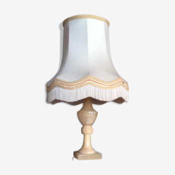 Lamp and its alabaster column
