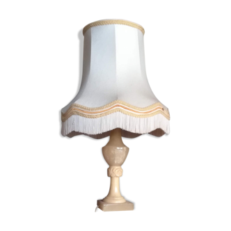 Lamp and its alabaster column