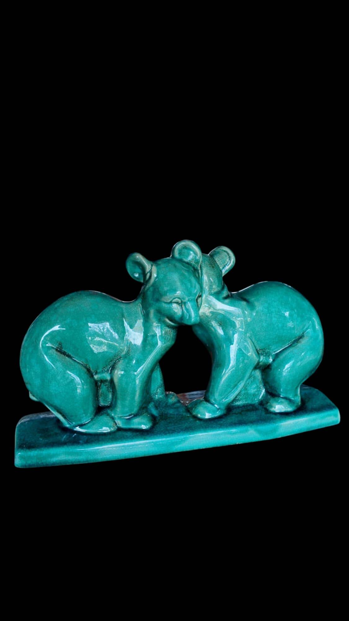 Ceramic Bear Figurine