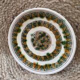 Plate with scarified decoration, signed CHS, Cyprus