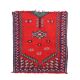 Red Vintage Moroccan Rug 167 x 190 cm - Berber Wool Rug - Handmade Rug Boho