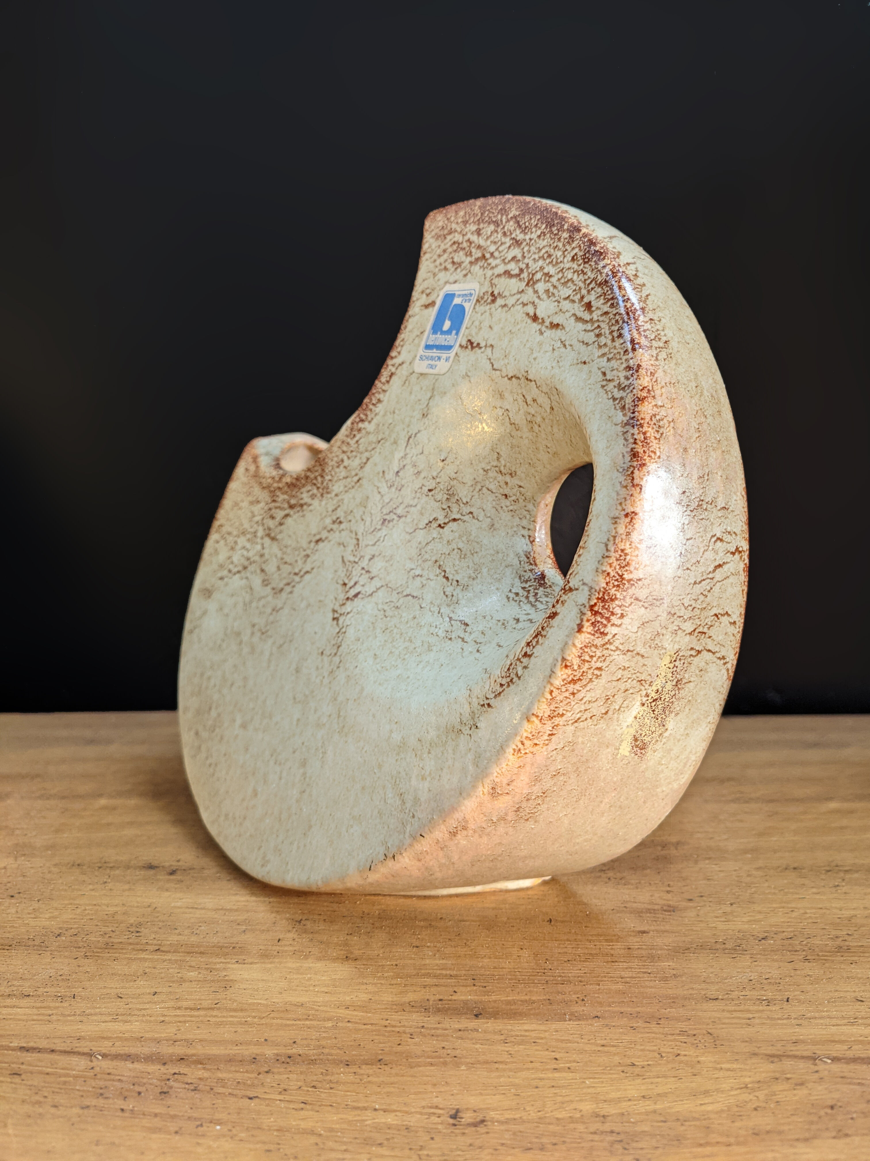 Vintage vase by Bertoncello Ceramiche D'Arte, Italy 1960