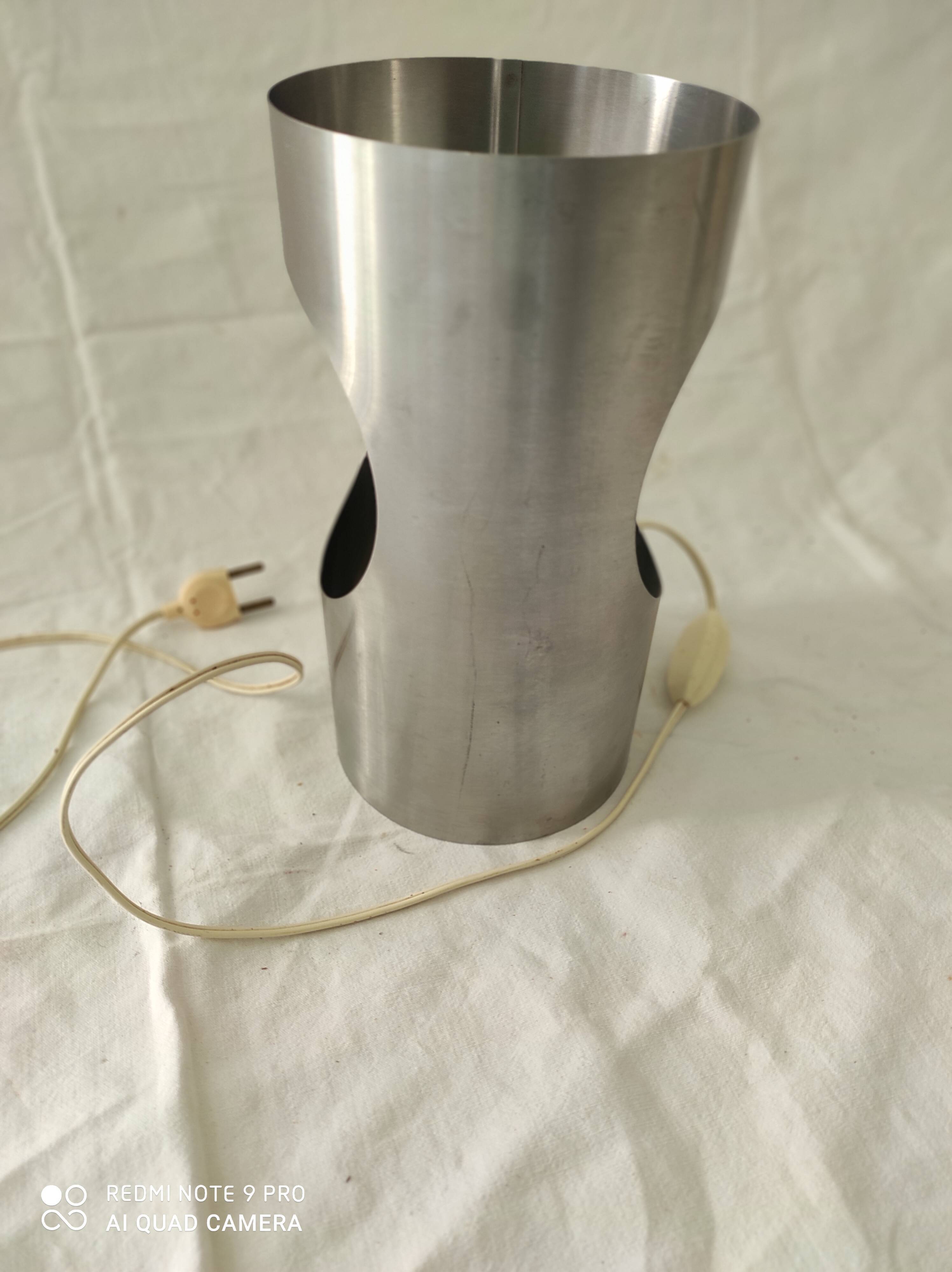70 year stainless steel table lamp