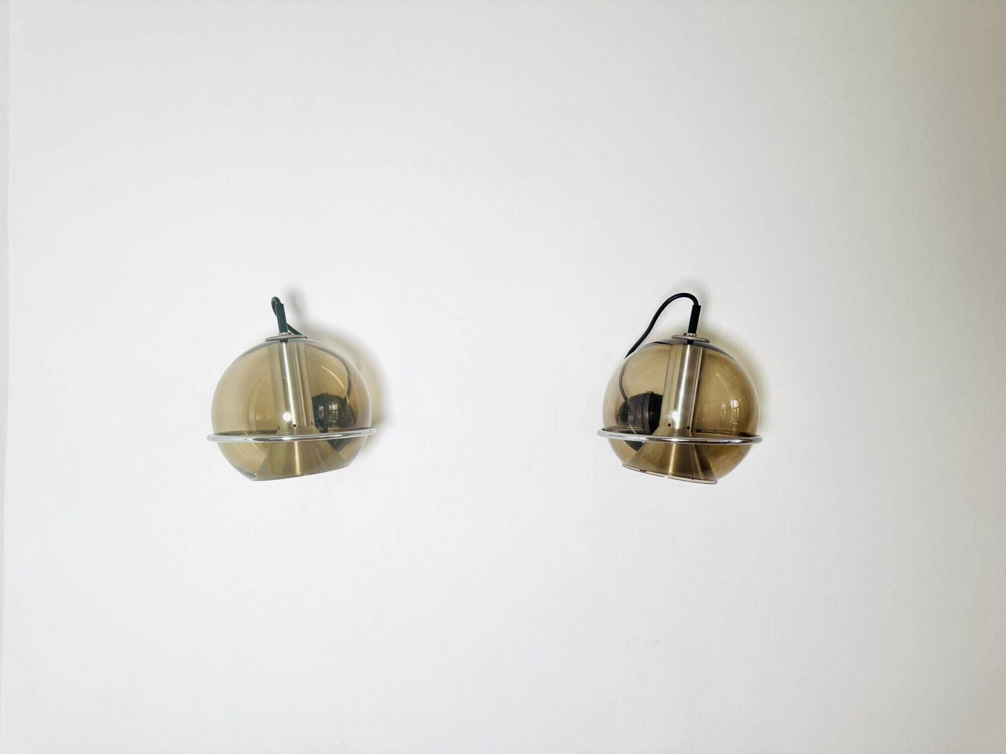 Globe Wall Lamps By Frank Ligtelijn For Raak Amsterdam, The Netherlands, 1960S