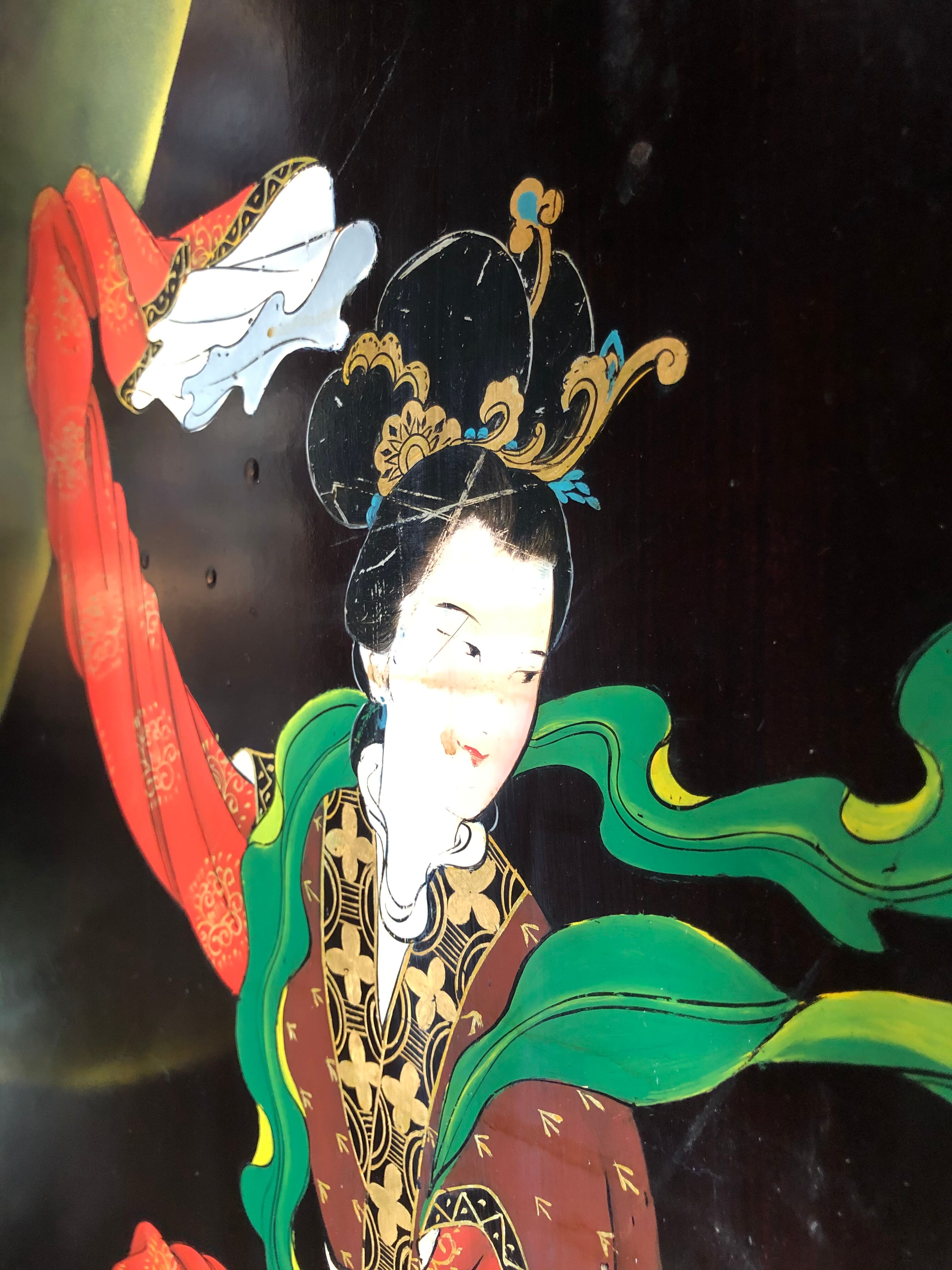 Chinese screen at the end of 19th