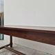 19th century solid walnut Burgundy farmhouse table with two drawers - 1m82