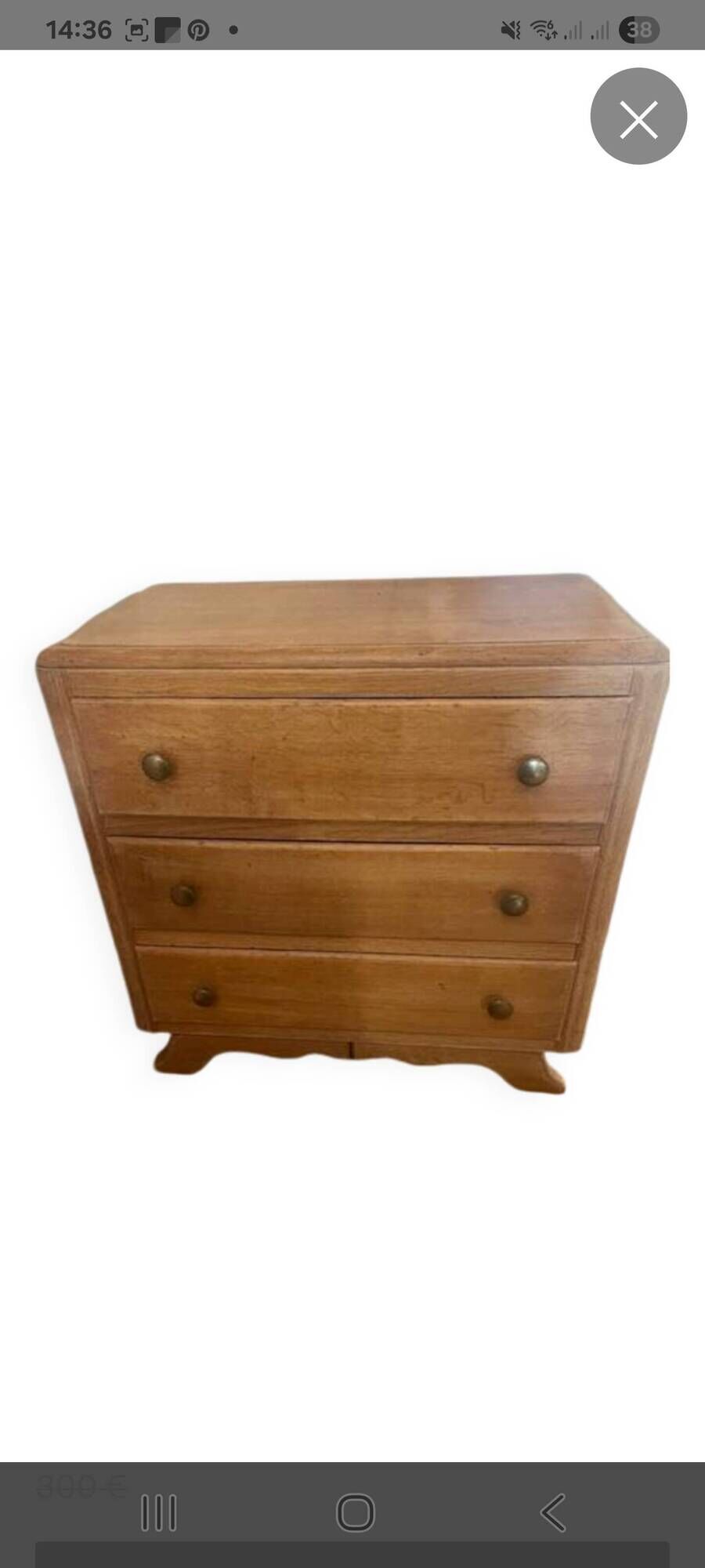 Ancienne commode des années 50