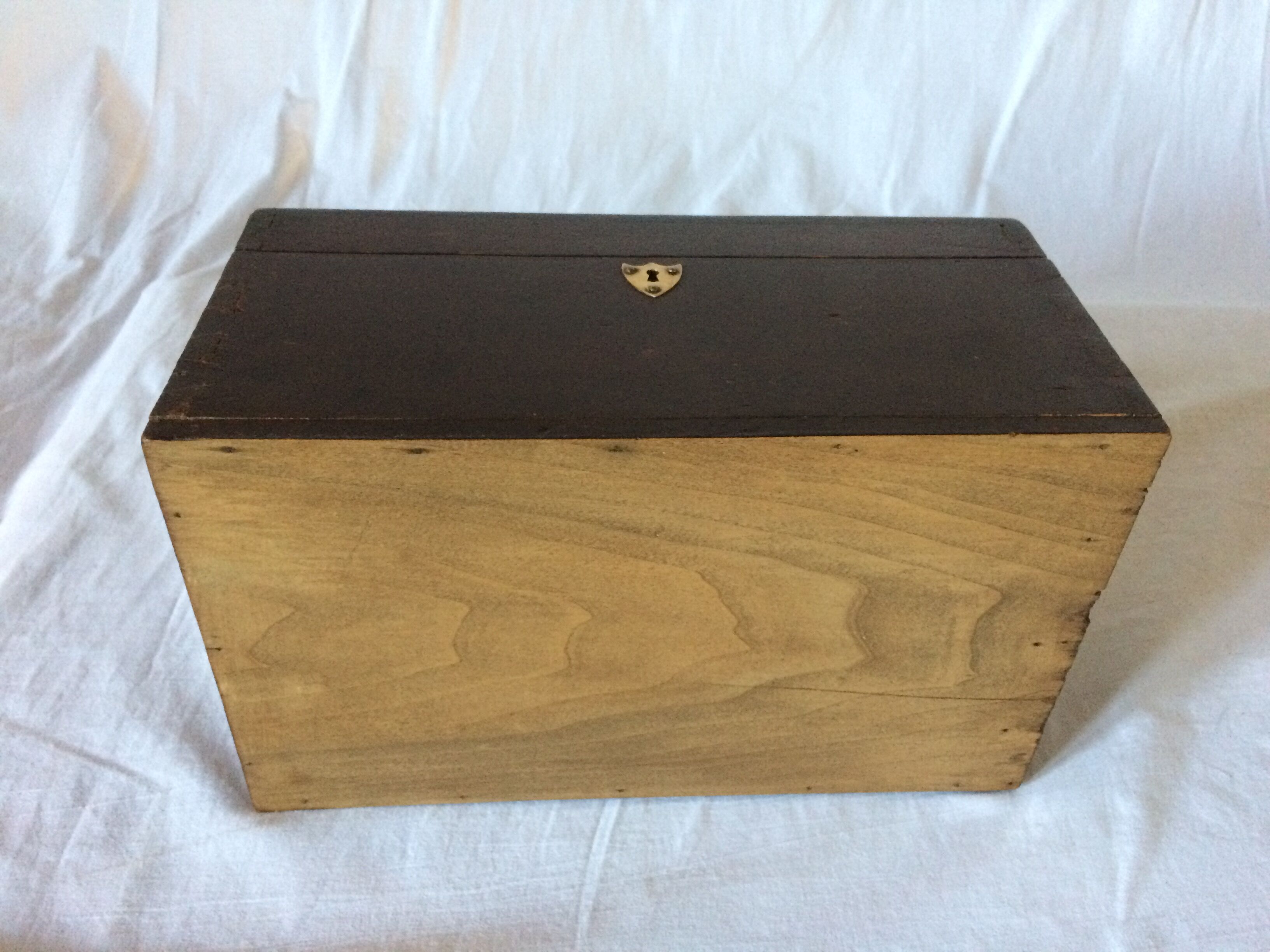 Old solid wood box