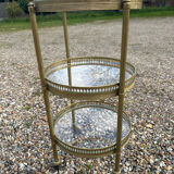 Small wheeled side table from Maison Jansen.