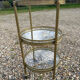 Small wheeled side table from Maison Jansen.