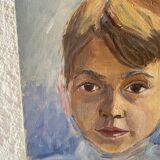 Old oil portrait