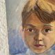 Old oil portrait