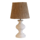 Lampe vintage en pierre et corde 1970