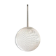 Venini ceiling lamp crystal "tessuto" by Massimo Vignelli '70s