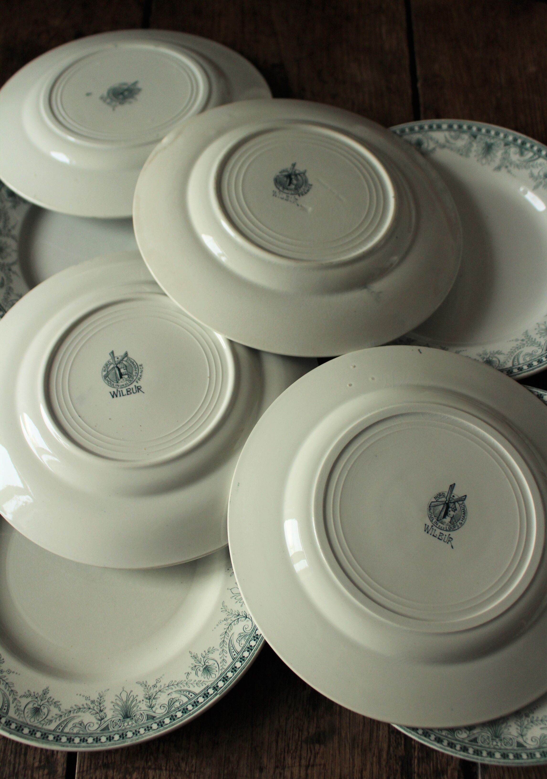 Lot 8 flat plates Green Iron Land Wilbur Mill of Wolves Hamage