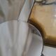 Table basse marbre de Calacatta fin 1970