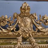 Important mirror with parcloses, Louis XVI style – late 19th century