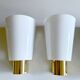 Pair of vintage Limburg wall lights, glass, 70s