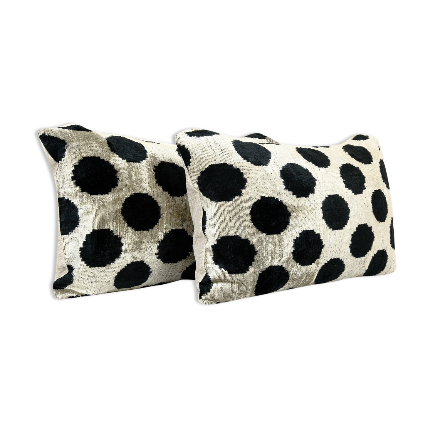 Paire de coussin ikat