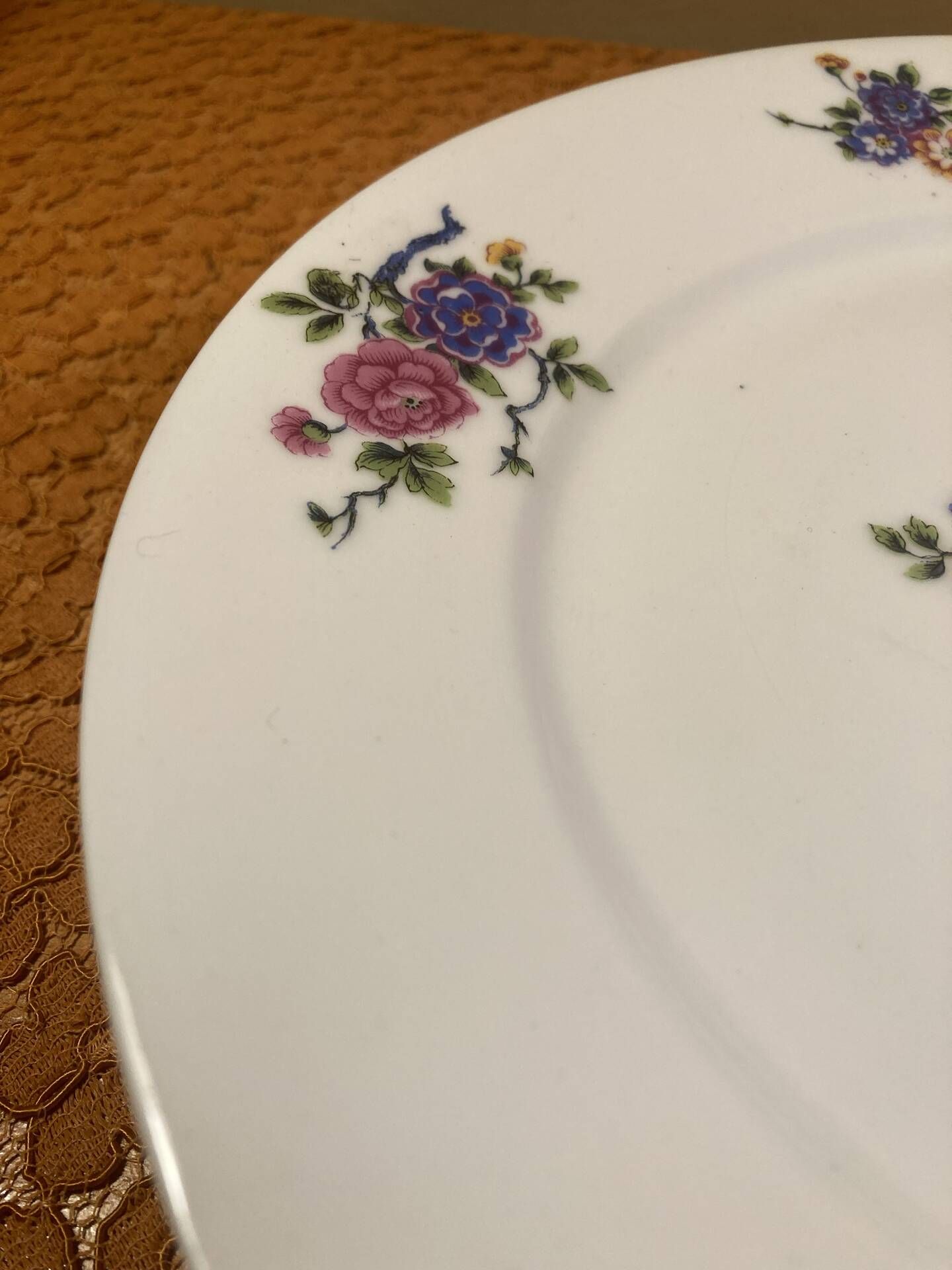 Vintage chic white porcelain service from Limoges.