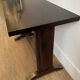 1930s wooden bistro table with formica and zinc
