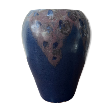 Vase bleu avec inclusion