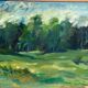 Original Swedish Oil on Canvas “Forest” by Leif Nilsson – Signed – Vintage