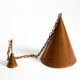 1960s cone pendant lamp in copper by th. valentiner copenhagen denmark