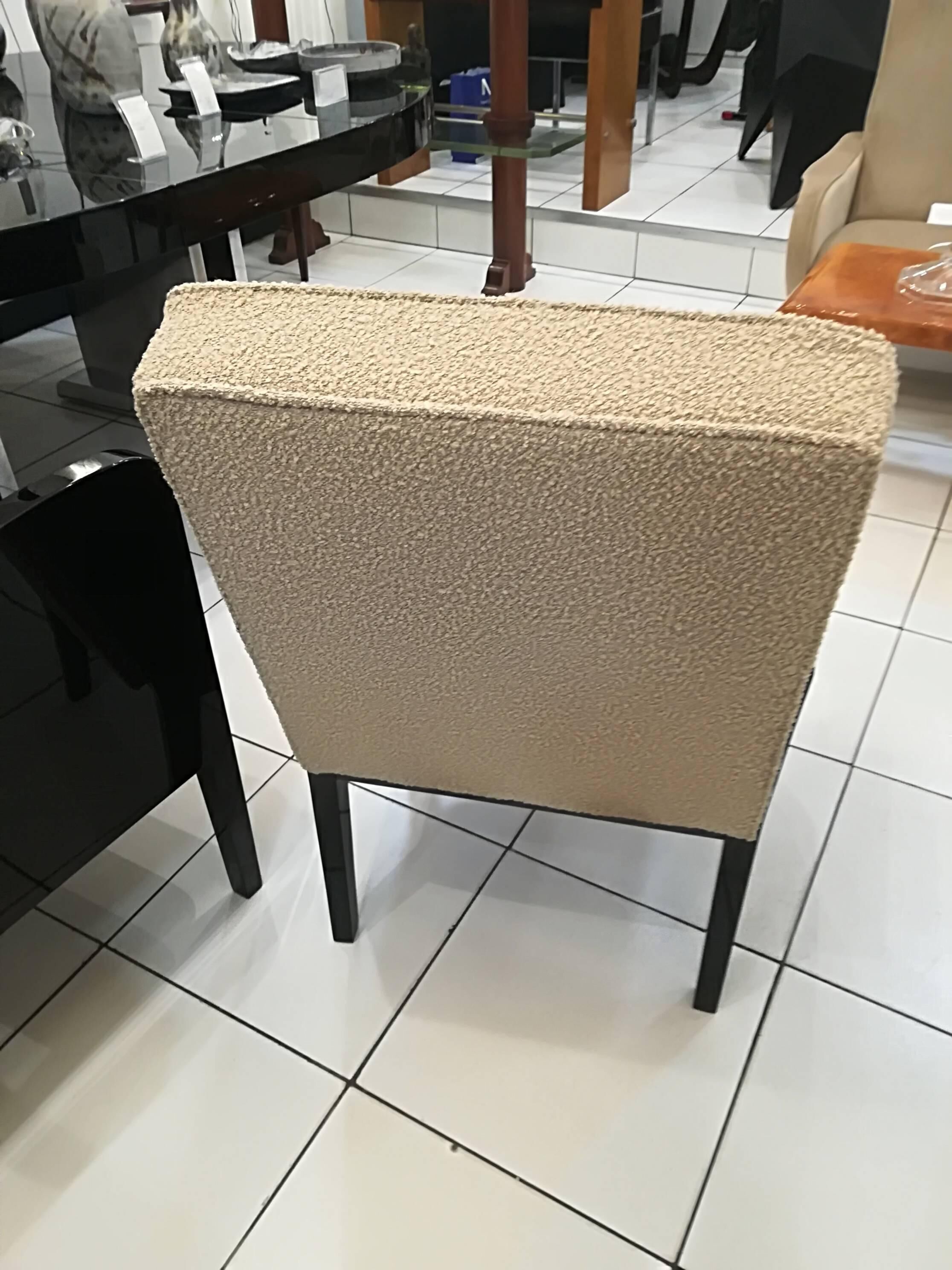 Pair of Damon and Berteaux art deco armchairs, French, around 1930